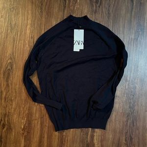 Zara Black Sweater Sz S